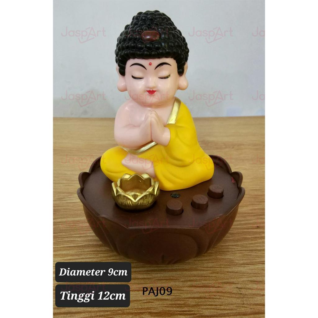 Pajangan Patung Biksu Monk Radio Lagu Audio Tape Musik Music Player Doa Sembahyang Sembayang Meditasi Matra Buddha Budha