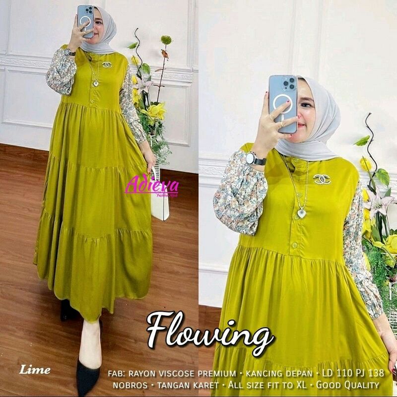 Flowing MidiDress Original By Adieva