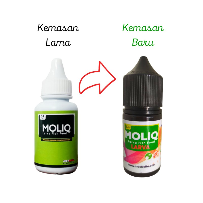 NEW Moliq Pakan Burayak Ikan Pengganti Kutu Air