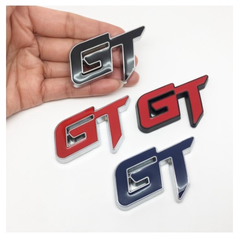 Emblem GT Timbul Bahan Metal 012