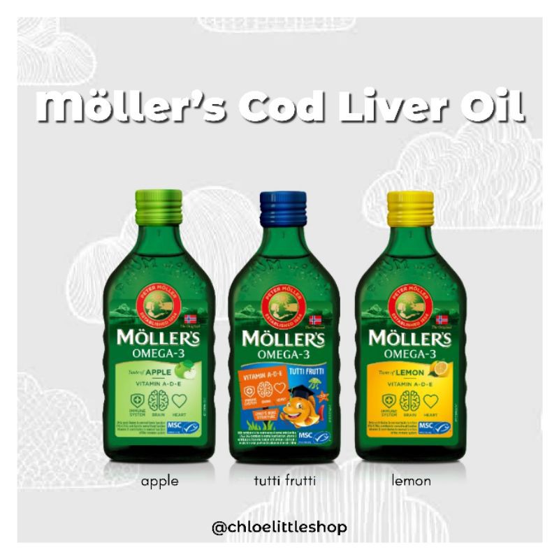 Moller's Tran Cod Liver Oil 250ml / Mollers tran