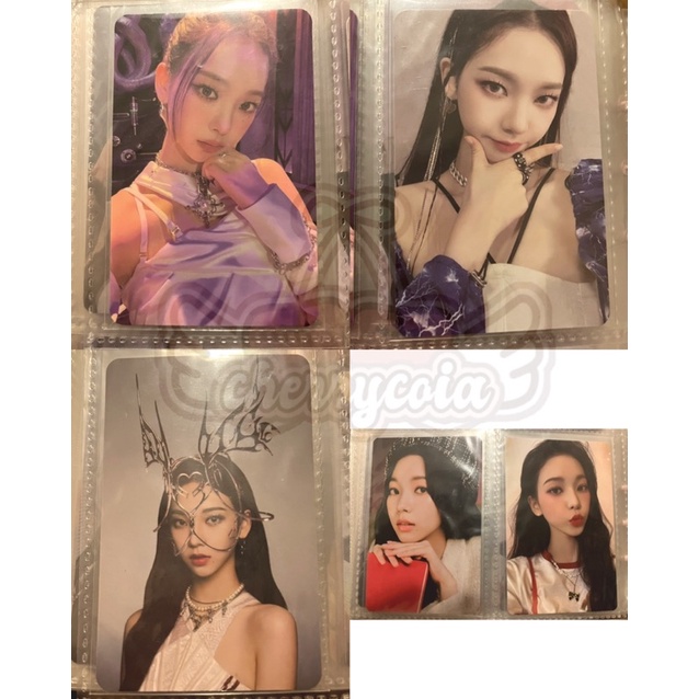 wts aespa karina photocards savage smcu girls sg22 photopack
