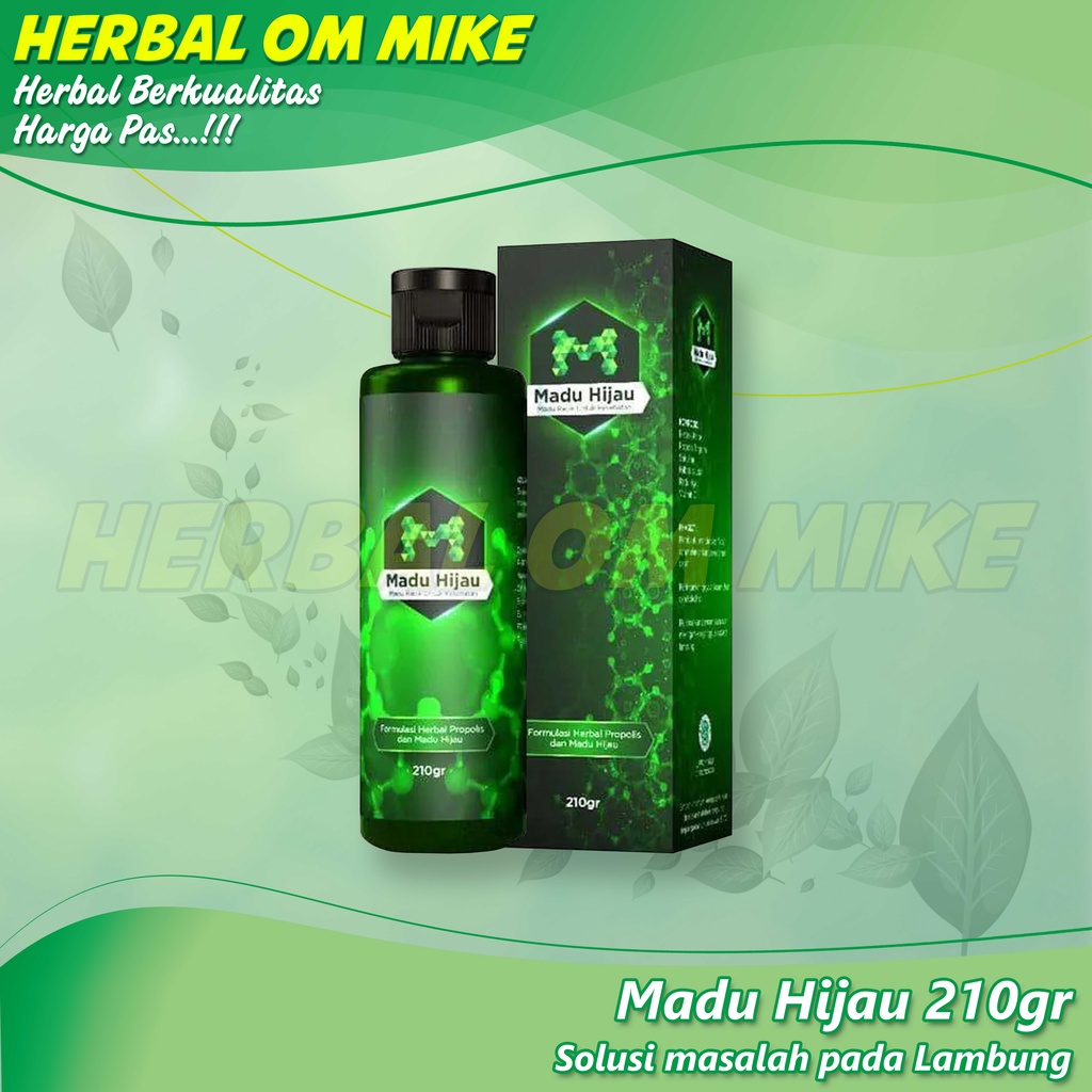 

Madu Hijau 210gram Solusi masalah pada Lambung