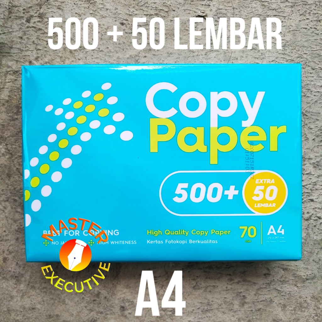 [Dus - 5 Rim] Copy Paper Kertas HVS A4 70 gsm 210 x 297 mm / Print / Fotokopi / Percetakan