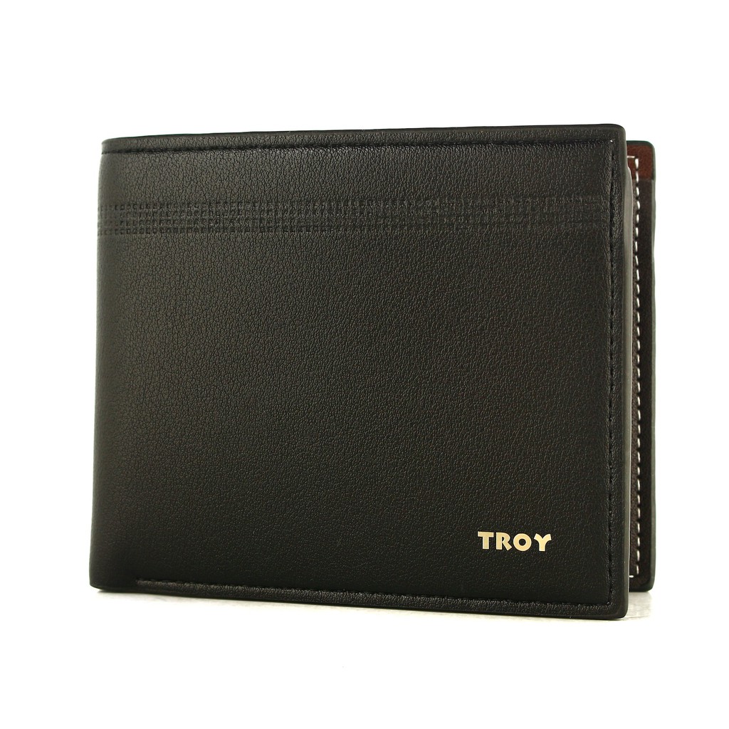 TOKOKOE - Dompet Pria model Lipat bahan Kulit Vegan Original dengan Kotak Premium - Troy Xoho