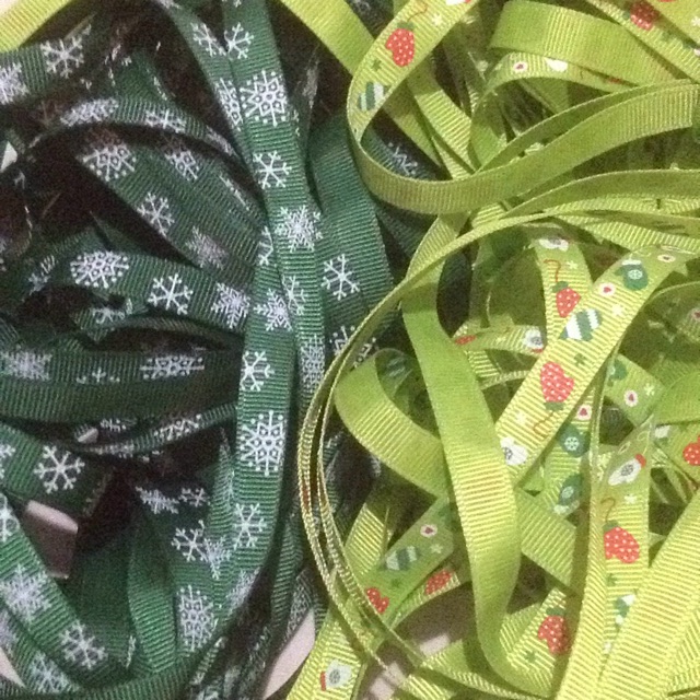 

Pita motif natal/pita tebal karakter natal