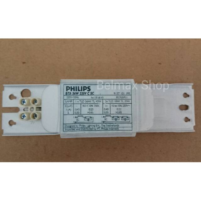Ballas Philips 36 Watt BTA/Trafo Philips 36W/Ballast Philips 36 Watt/Balas/Balast 36Watt Philips/Tra