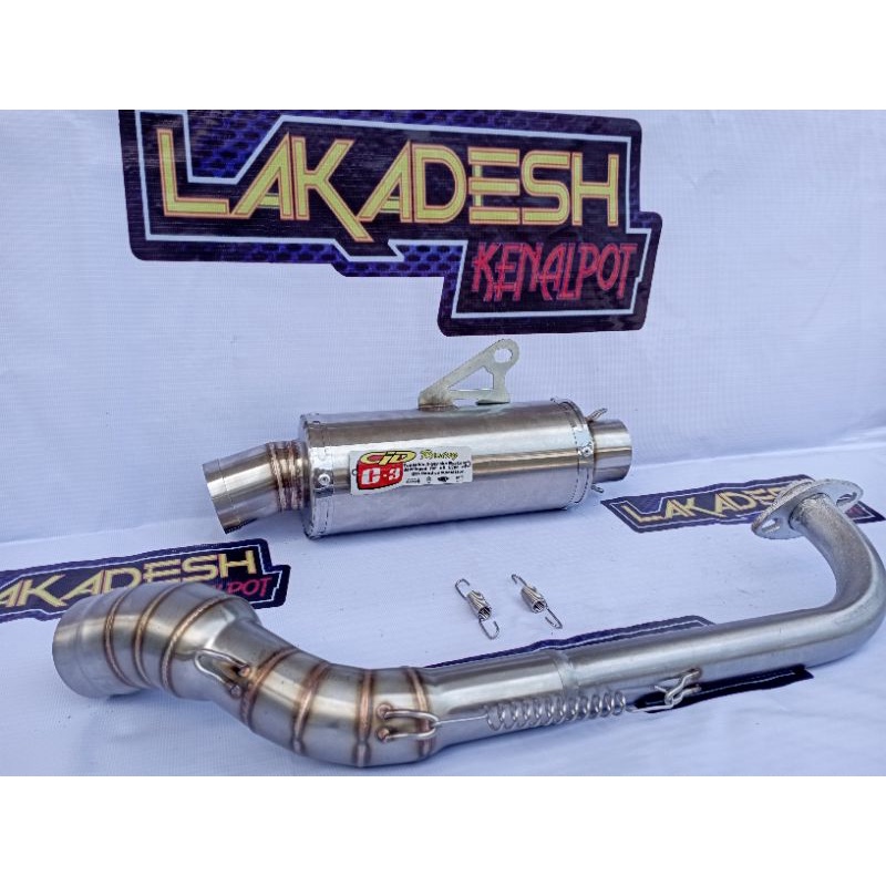 KNALPOT CLD C3 (INLET 38/50) BEAT MIO VARIO AEROX SCOOPY NMAX PCX ADV LEXI GENIO FREEGO XRIDE DLL