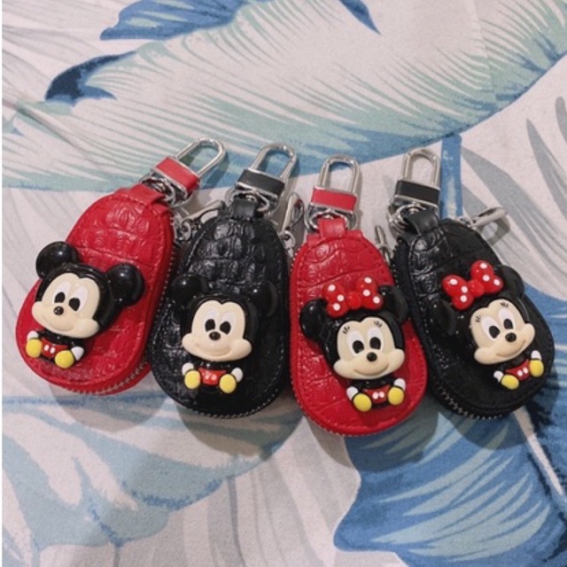 DOMPET IMPOR // Gantungan kunci mobil motor mickey mouse minnie mouse