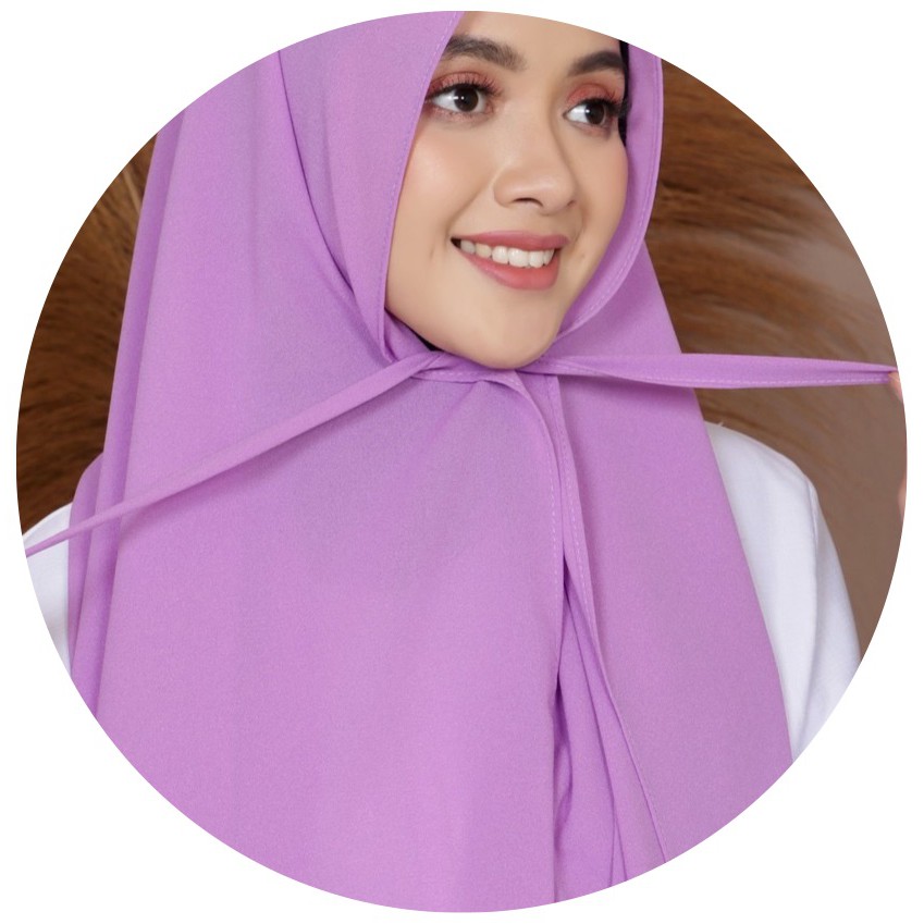 [ 𝐂𝐫𝐨𝐜𝐮𝐬 ] (180*75 cm) Pashmina Tali Picot Diamond Italiano / Crochet Renda Kerudung Hijab-2