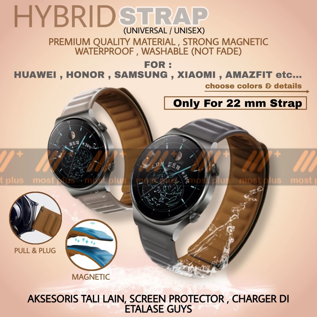TALI JAM HUAWEI WATCH GT 3 SE HUAWEI WATCH GT 3 / GT 3 PRO / HYBRID MAGNET STRAP UNIVERSAL HUAWEI / 