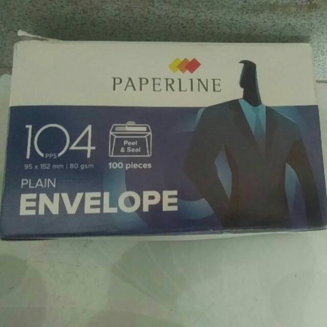 

Paperline Envelope 104 pps Amplop 100 pcs