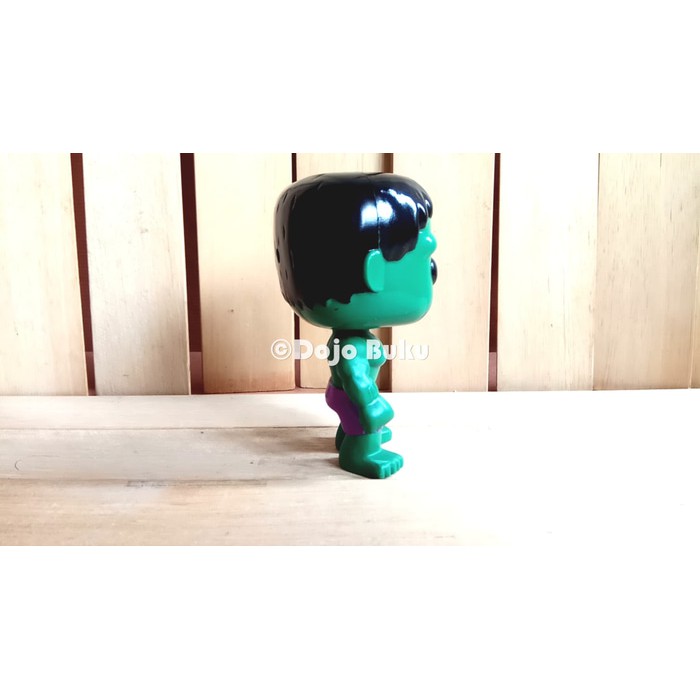 Figure Chibi HULK Badan Karet Kepala PVC