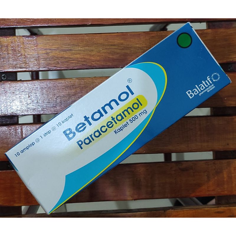 Betamol 100 Kaplet  / Paracetamol 500 Mg /Meringankan Rasa Nyeri / Sakit Kepala / Sakit Gigi / Demam