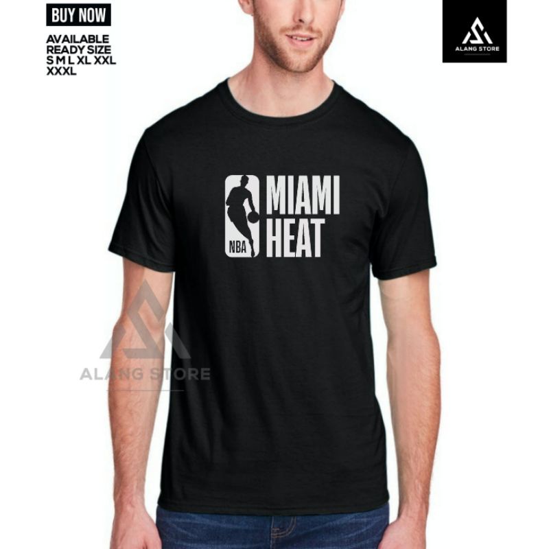 Kaos Baju Pria NBA Miami Heat