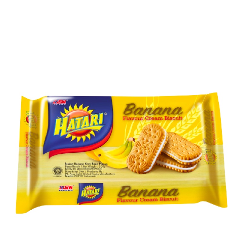 Hatari Biskuit Banana Cream 200 gr