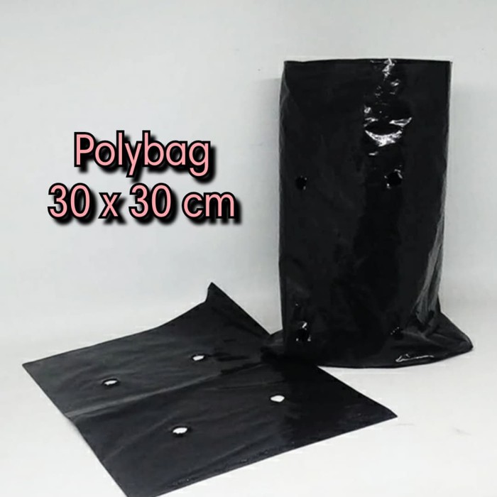 Polybag Polibag Plastik Ukuran 30 x 30 cm - Kualitas Premium Tebal