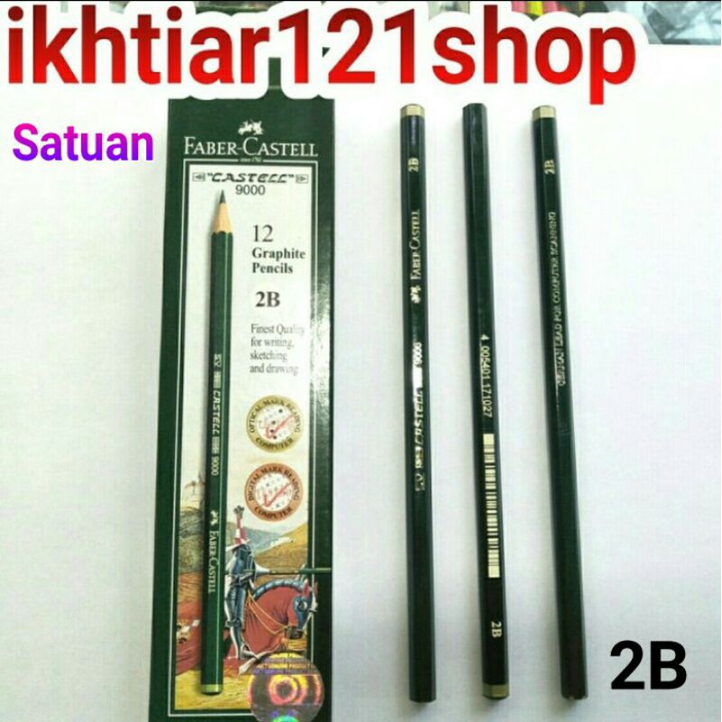 

Pensil 2B Faber-Castell/Pencil 2B Faber-Castell Premium Quality Satuan