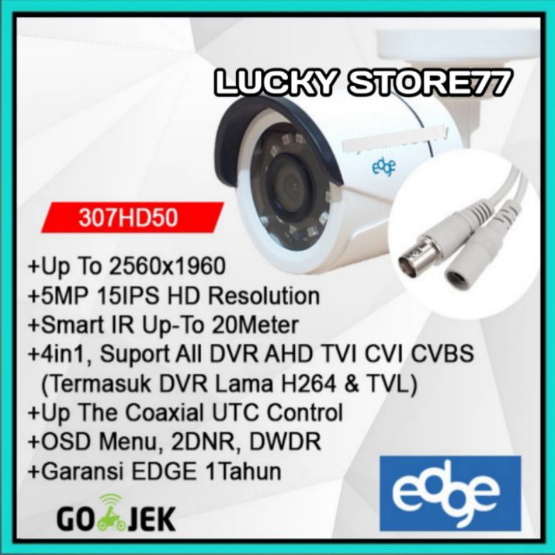 CCTV EDGE 2MP OUTDOOR FULL HD 1080P HD20XF EG-308