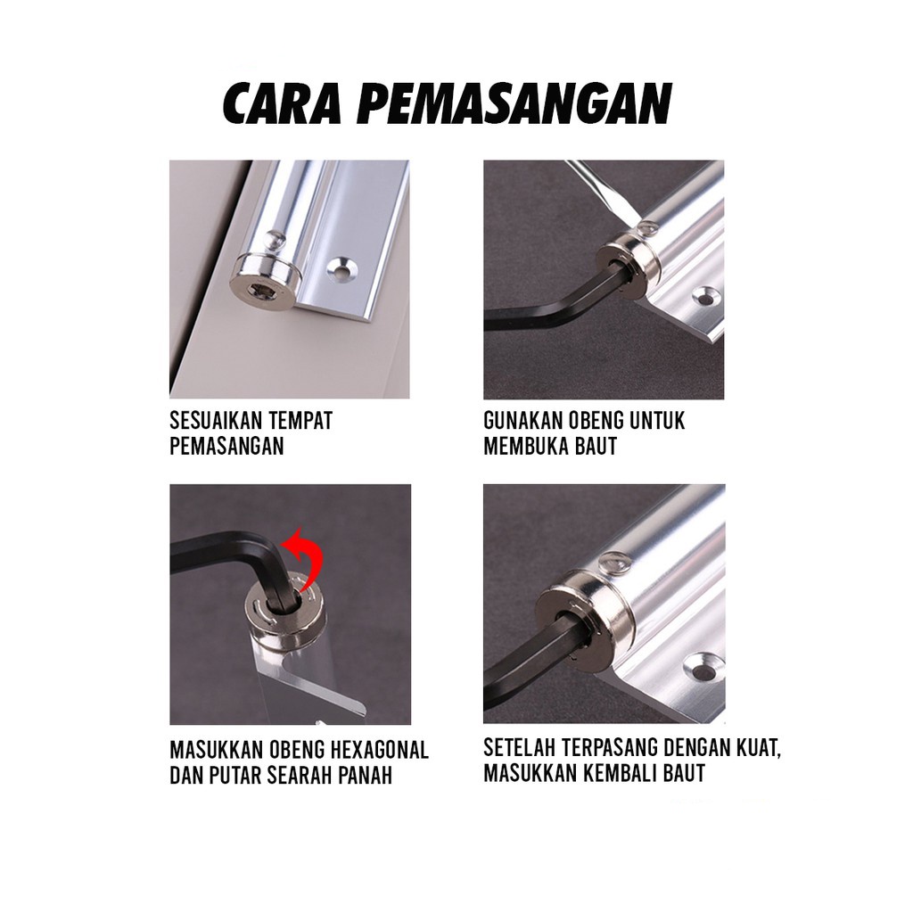 Door Closer / Per Stang / Engsel Koboi / Penutup PIntu otomatis kecil