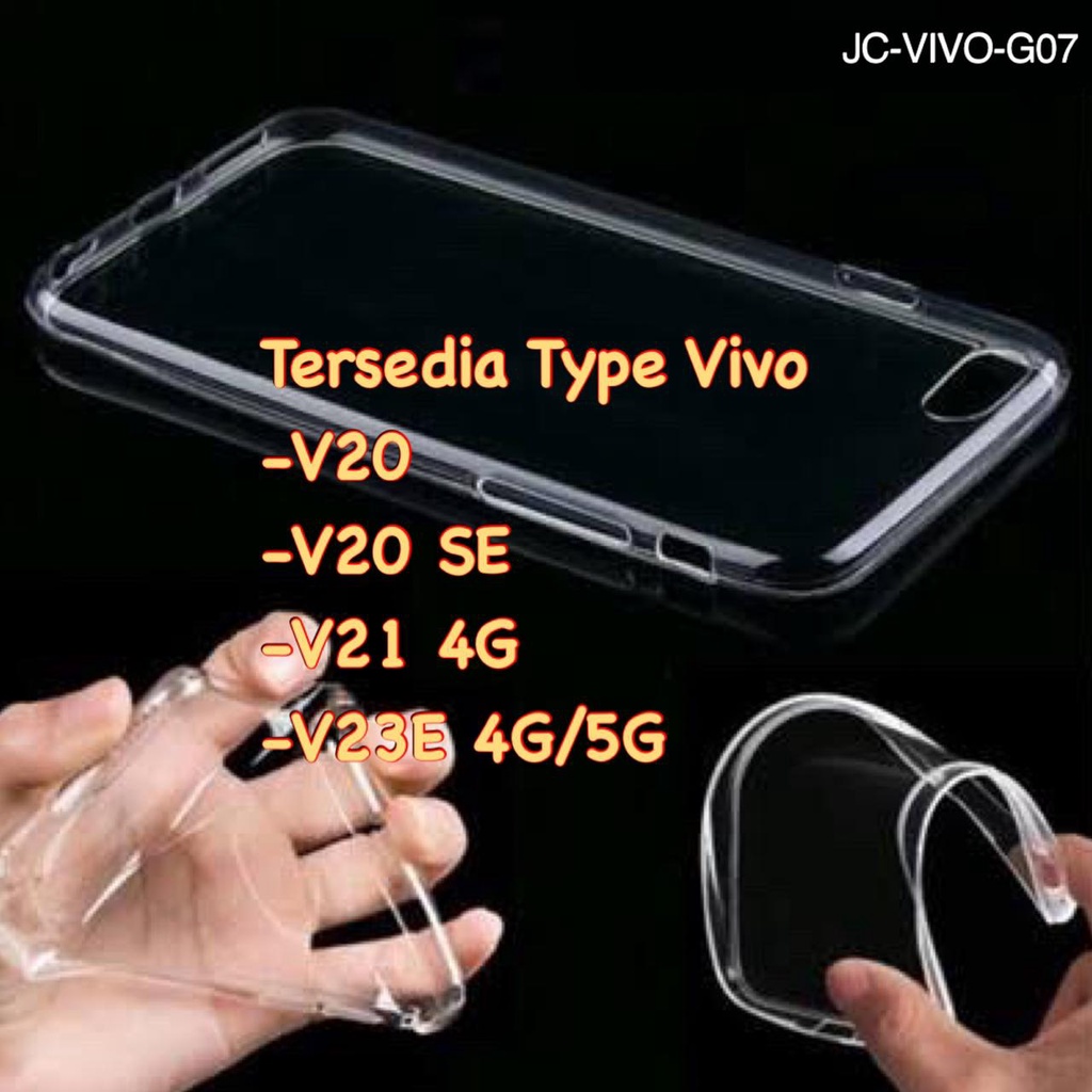 VIVO V20 / V20SE / V20 SE / V21 5G / V23E SOFTCASE JELLY CASE TRANSPARAN