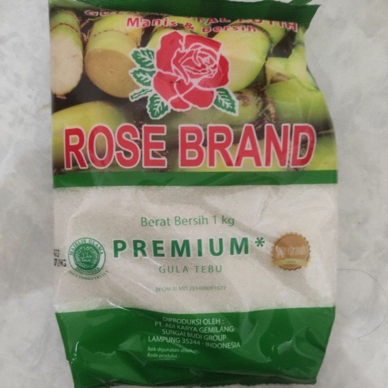 

Rose Brand Gula 1 kg kembali uang 1K