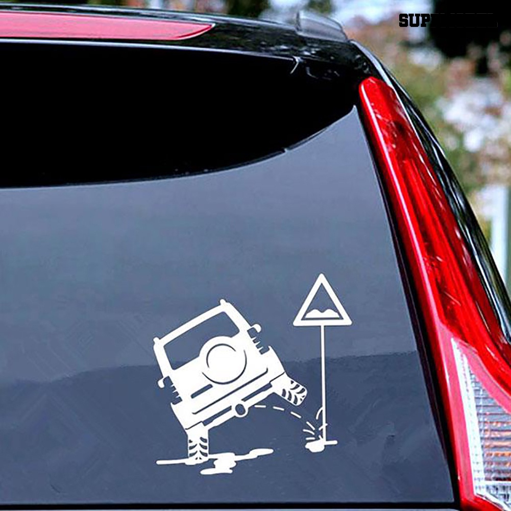 Sticker Decal Reflektor Dekorasi Body Dan Jendela Mobil Motif Gambar Lucu
