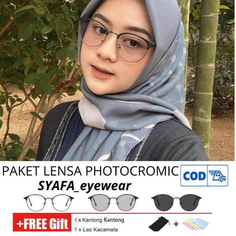 kacamata photocromic wanita/kacamata photocromic/kacamata