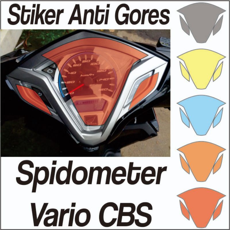 stiker anti gores spidometer vario CBS