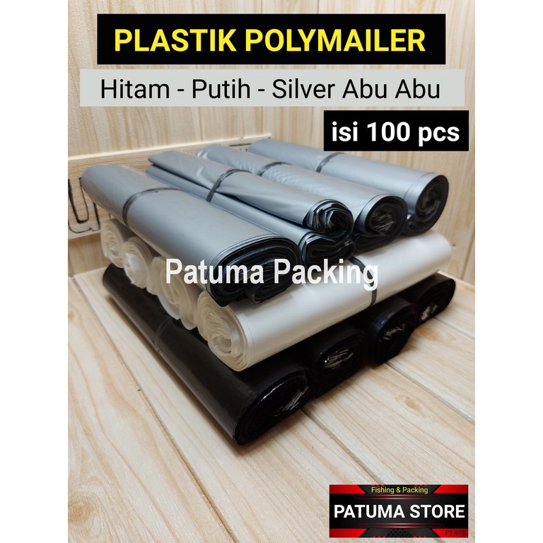 

Plastik packing Olshop Polymailer Berperekat Mengkilat 30x40 Murah