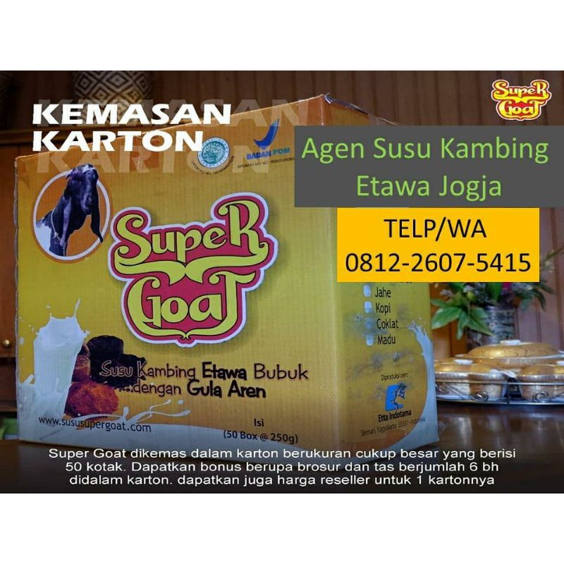 

Super Goat Susu Kambing Etawa Bubuk