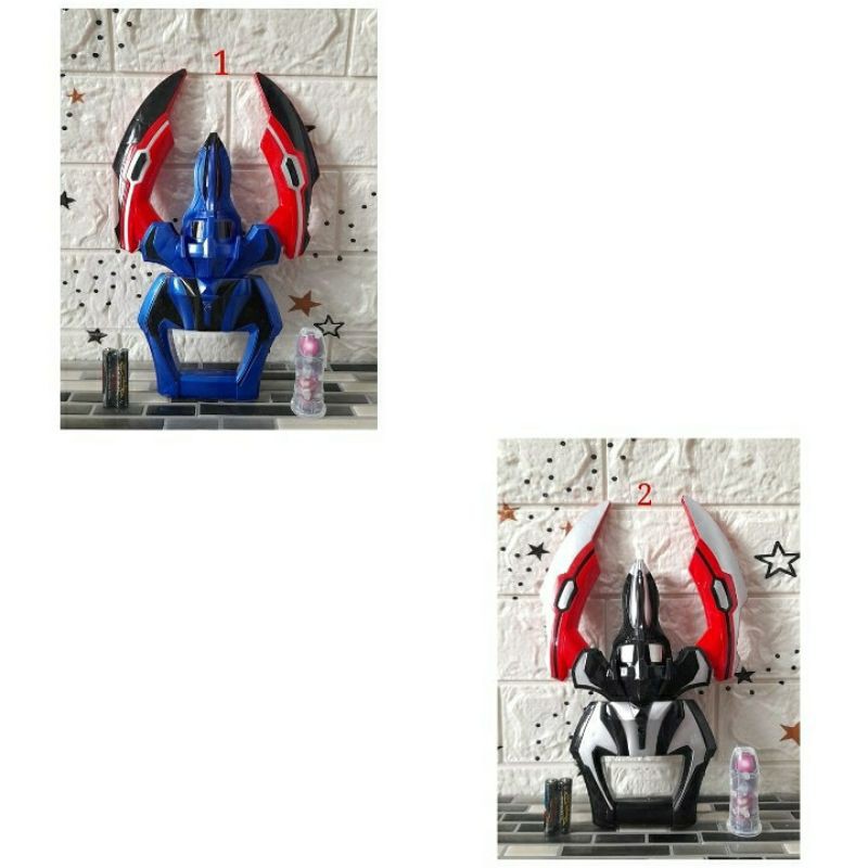 Mainan anak senjata ultraman geed/cakar lampu dan suara murah meriah