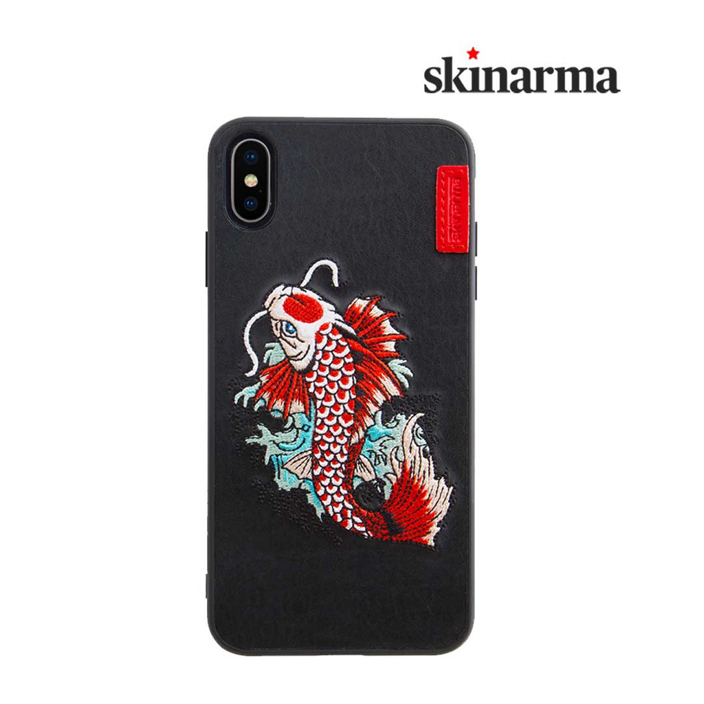 Skinarma Irezumi leather Case Jet Karp - Casing IPhone XR
