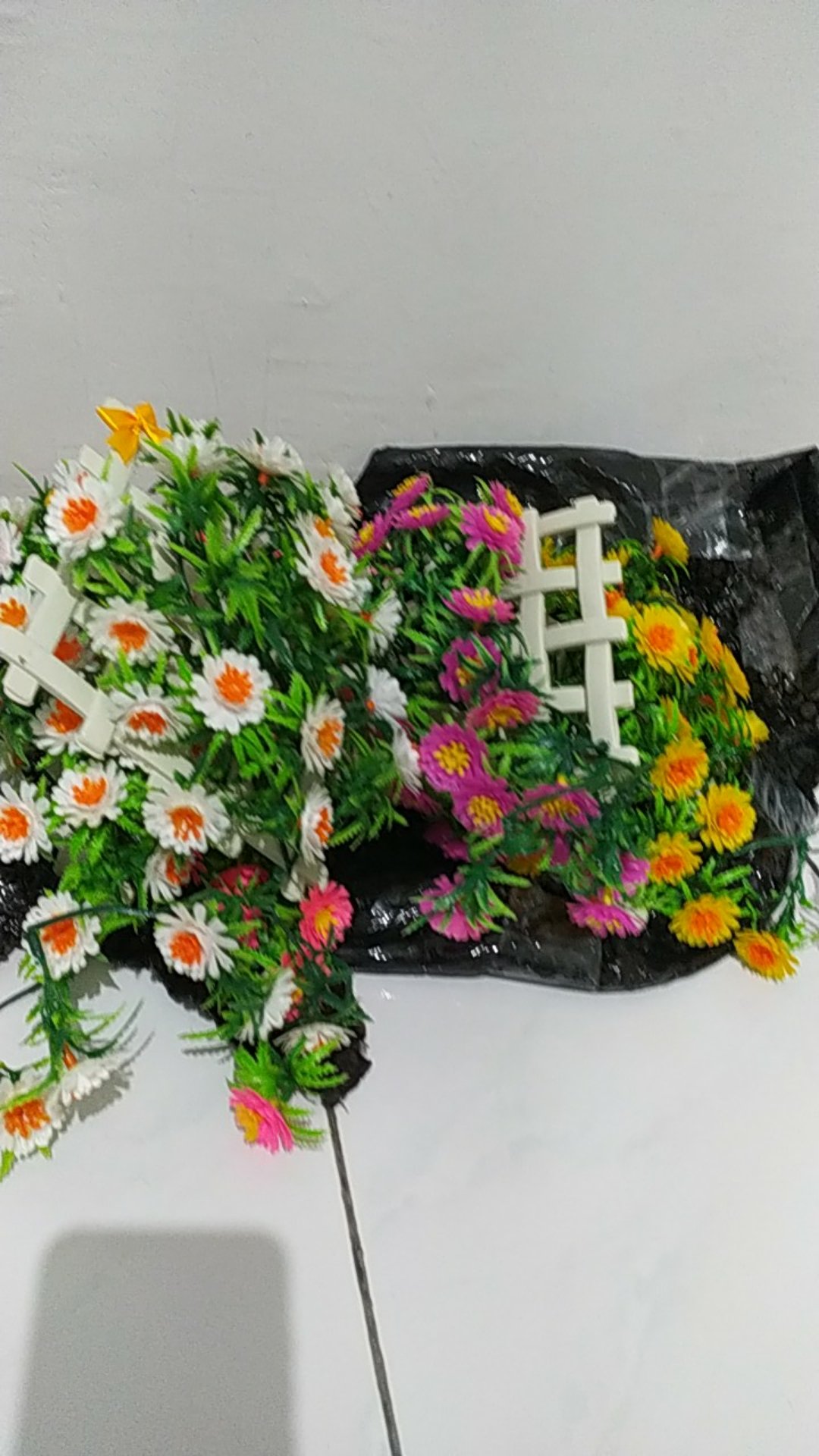 C5 Bunga Aster Gigi/bunga Plastik/daun Rambat Plastik/rumput Plastik/floral Foam/busa Bunga/dekorasi