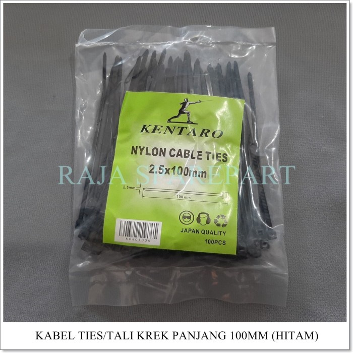 Kabel Ties / Tali Krek 100Mm (Hitam)