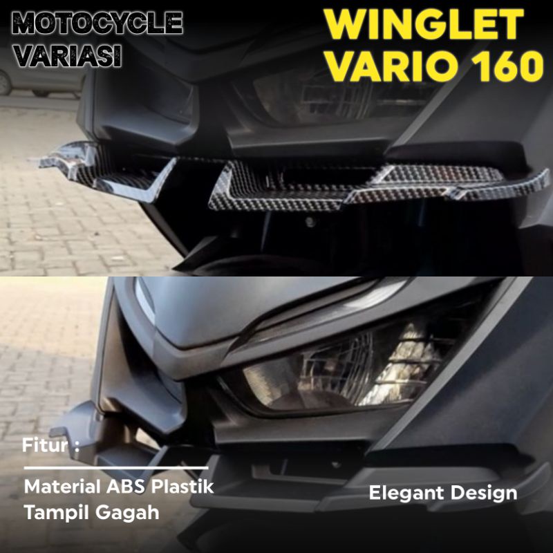 Winglet Vario 160 Carbon Premuim Wingled Vario 160 Click 160