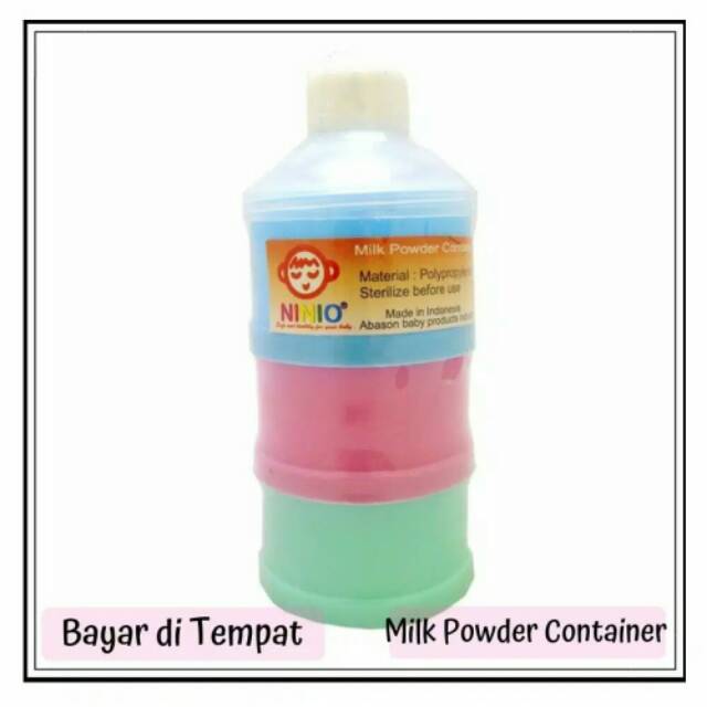 Tempat Susu Ninio 4 Susun/3 Susun / Milk Powder Container