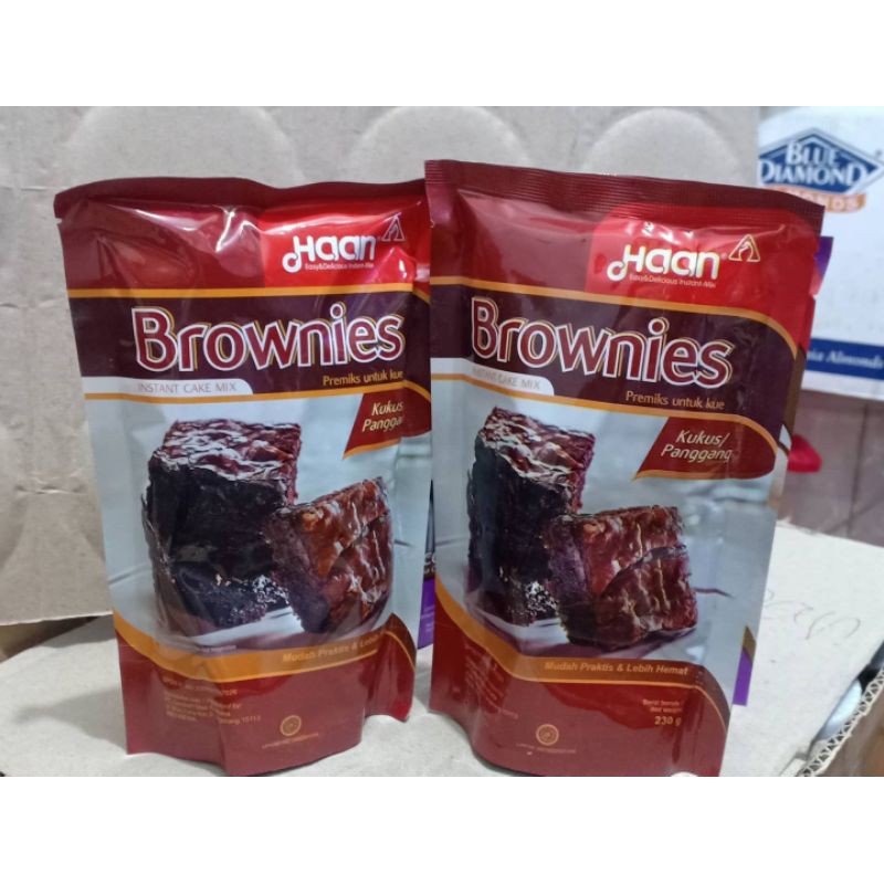 

Haan brownies tepung premix