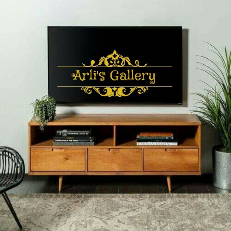 meja tv bufet retro minimalis 120cm kayu jati furniture jepara