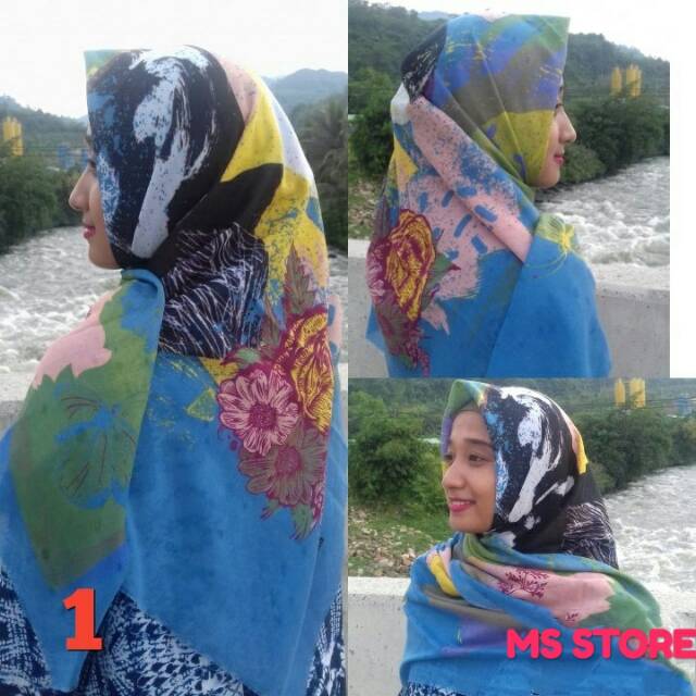 Hijab Jilbab Segi Empat Model New