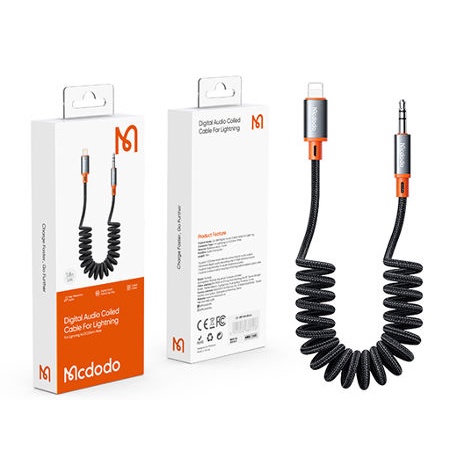 Mcdodo Digital Audio Coiled Cable for Lightning CA-0890 Original