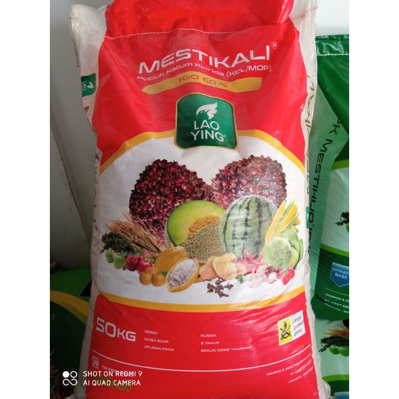 PUPUK KCL MESTIKALI KEMASAN REEPACK 1 KG