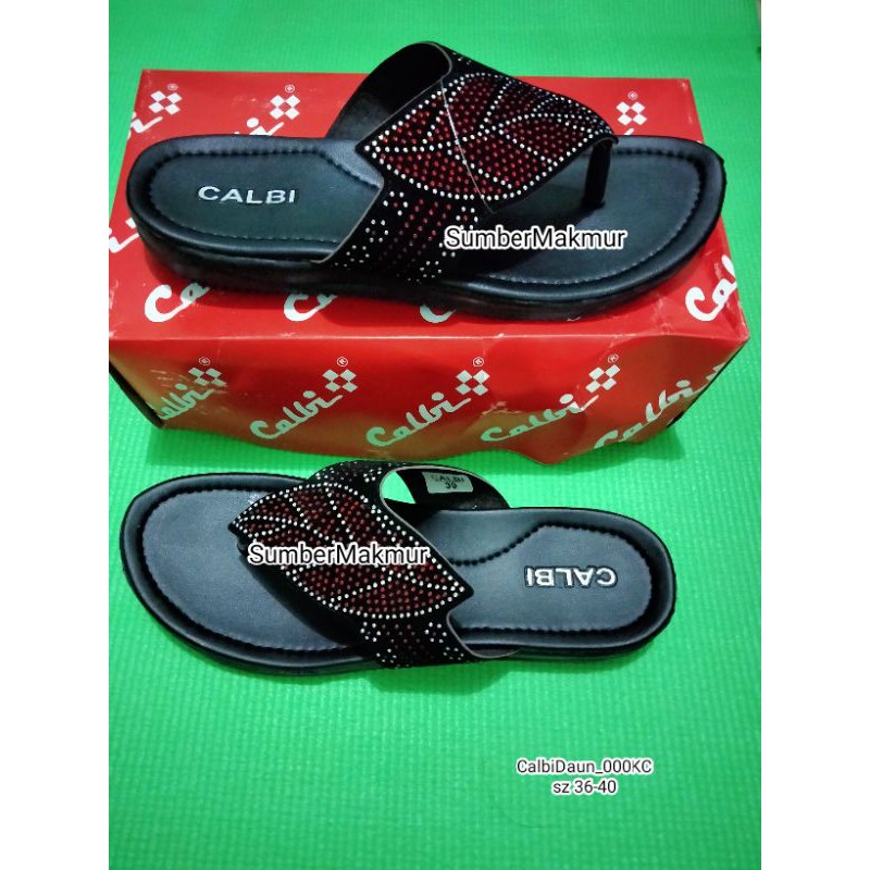 sandal calbi daun sandal wanita calbi sandal pesta