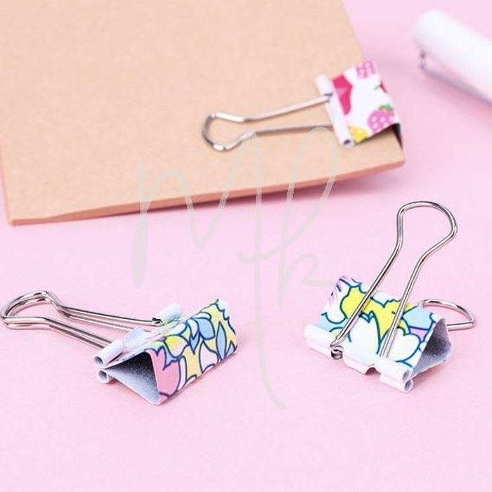 

Klip Kertas / Penjepit Kertas Motif Bunga