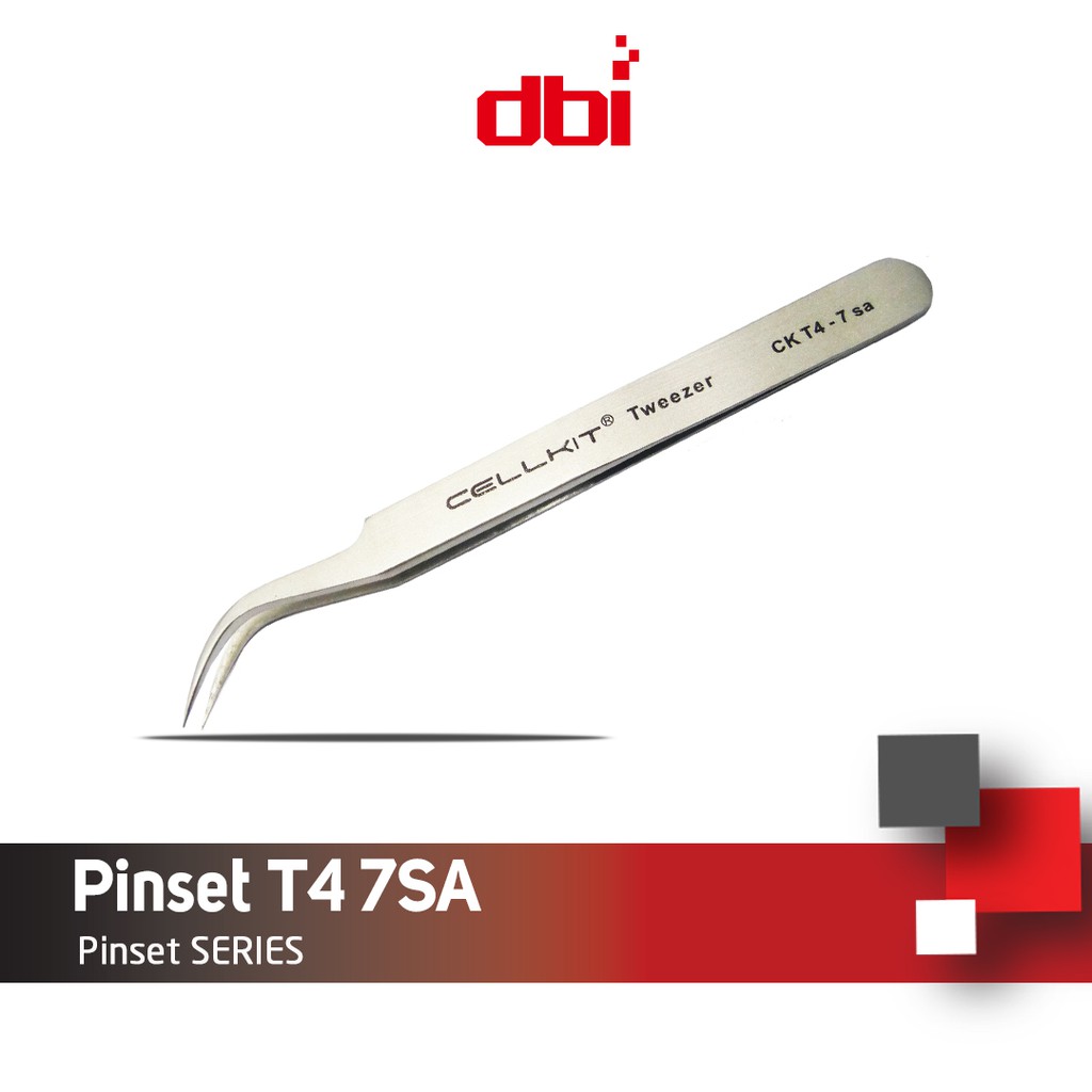 Pinset Bengkok Stainless Steel CELLKIT T4 7SA