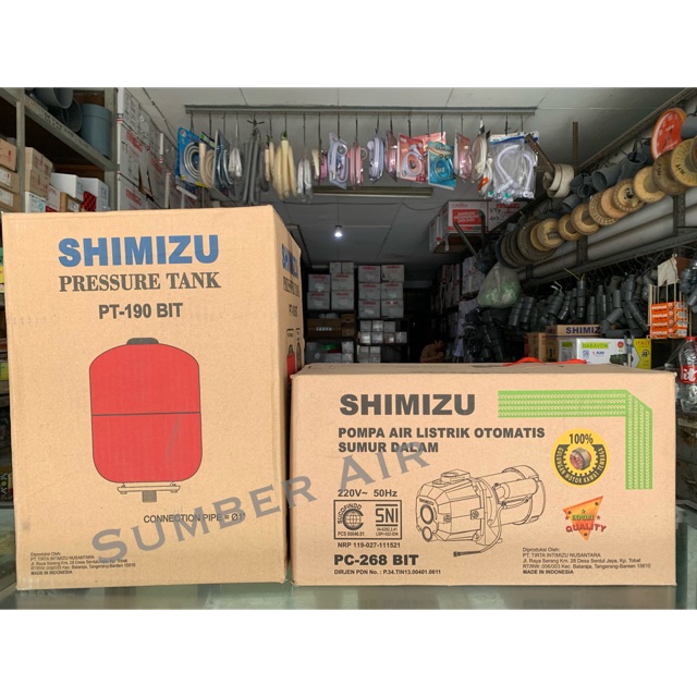 Pompa Air Jet Pump Shimizu Pc 268 Bit Otomatis