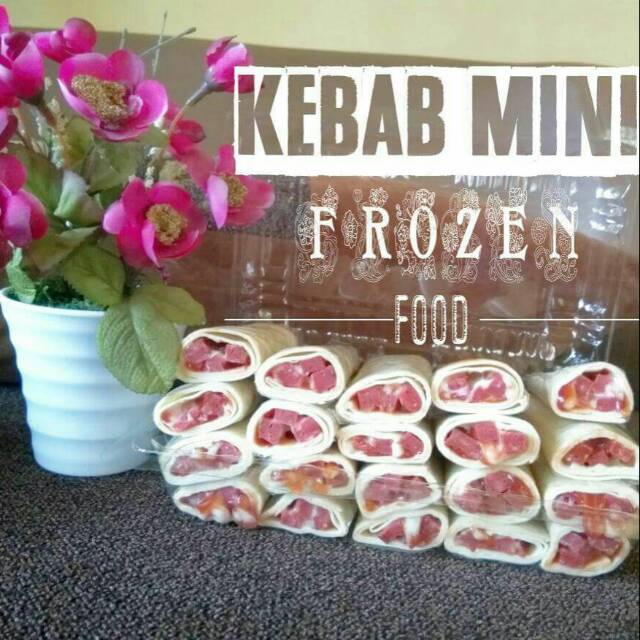 

KEBAB MINI FROZEN isi 10 pcs (ORDER BY GO-SEND) kebab isi daging untuk burger. Dijamin ENAK