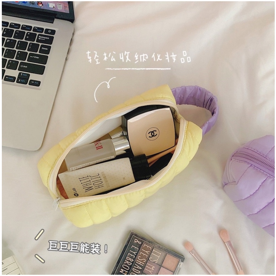 PILLOW PENCIL CASE SLETING BULU / TEMPAT PENSIL BANTAL BULU / KOTAK PENSIL JOLINE / TEMPAT PENSIL BULU POLOS LEMBUT / POUCH MAKEUP KOREA / ORGANIZER / TEPAK PENSIL / SIMPLE MINIMALIS AESTHETIC KOREAN STYLE STATIONERY