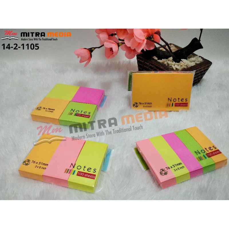 

PEMBATAS POST IT NOTES WARNA ANAK ALAT TULIS ATK
