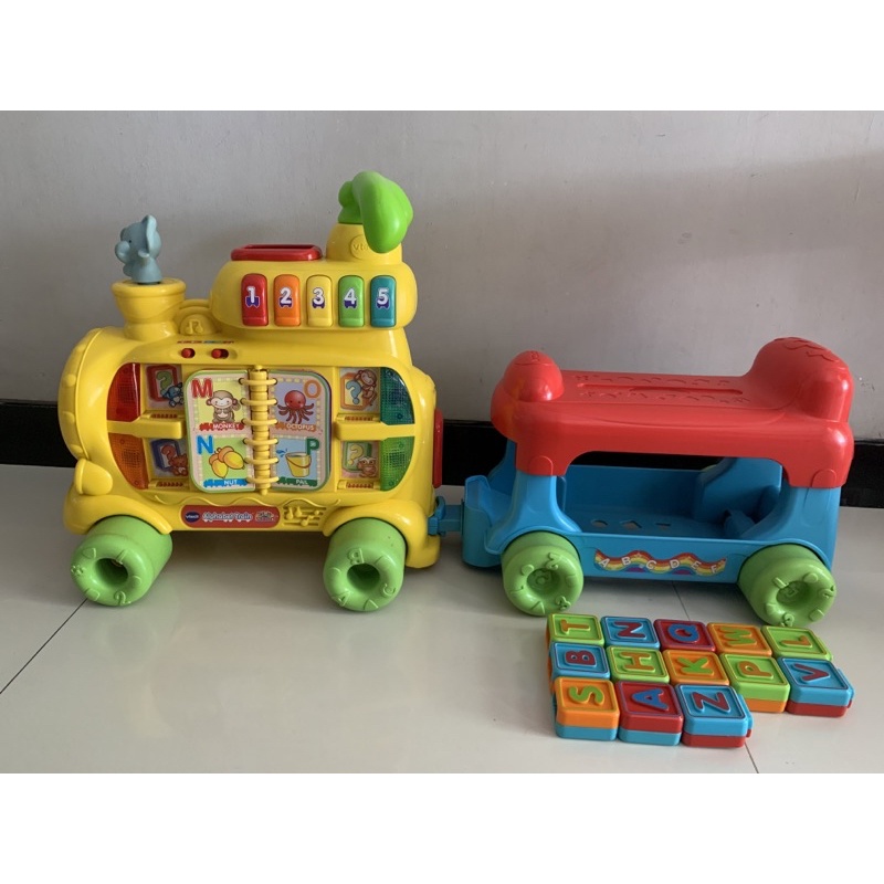 preloved vtech alphabet train